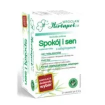 Herbapol Wroc�aw Herbata zio�owa Spok�j i Sen suplement diety 24 x 2.5 g