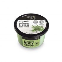 Organic Shop Organic Lemongrass & Sugar Body Scrub peeling do ciała o zapachu trawy cytrynowej 250 ml