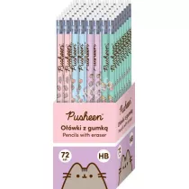 St. Majewski Display Owek z gumk HB Pusheen 72 szt.