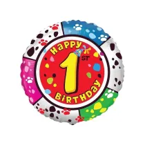 Balon foliowy Happy Birthday 45cm