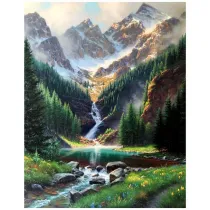 Titanum Malowanie po numerach - Potok w g�rach 40x50cm