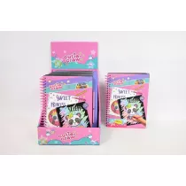 Ksi��eczka ScratchBook z grafikami CUTIE CREW Create It!-Canenco