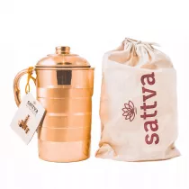 Sattva Dzbanek miedziany w paski 1.95 l