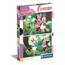 Puzzle 2x60 Super Kolor Minnie Clementoni