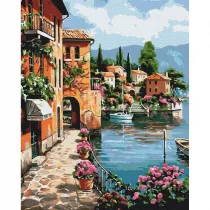 Malowanie po numerach BRUSHME 40x50 cm pod socem Positano