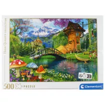 Puzzle 500 HQ The Old Shoe House Clementoni