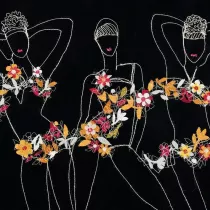 Museums & Galleries Karnet Flower Girls z kopert�