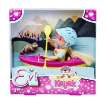 Evi w kajaku Simba