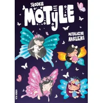 Kolorowanka z naklejkami - Sodkie motyle