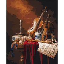 Twoje Hobby Malowanie po numerach - �wiat muzyka 40x50cm