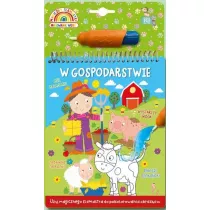 W gospodarstwie. Malowanka z wodnym flamastrem