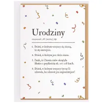Absztyfikant Kartka Definicja urodzin