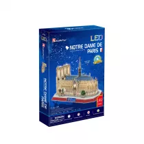 Puzzle 3D 149 el. Katedra Notre Dame LED Cubic Fun