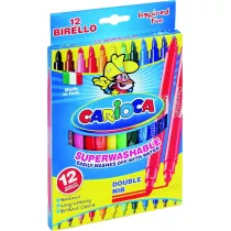 Carioca Flamastry Birello dwustronne 12 szt.