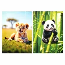 Starpak Teczka z gumk A4 Wild Animal mix