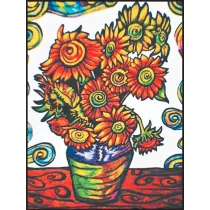 Kolorowanka welwetowa 47x35 Van Gogh. S�oneczniki