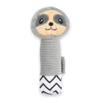 Grzechotka pluszowa z piszczkiem New Baby Sloth Baby Mix
