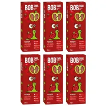 Bob Snail Przek�ska jab�kowo-wi�niowa bez dodatku cukru Zestaw 6 x 30 g