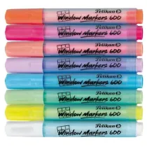 Herlitz Markery do szk�a 8 kolor�w PELIKAN