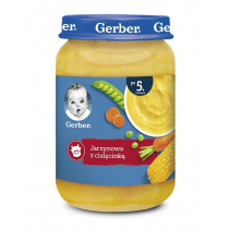 Gerber Zupka jarzynowa z cielęcinką dla niemowląt po 5 miesiącu 190 g