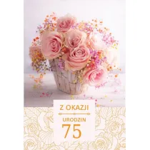 Trend Kartka okoliczno�ciowa Urodziny 75
