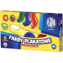 Astra Farby plakatowe 6 x 10 ml