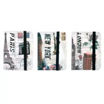 Notes z gumk A7 Miasta wiata STARPAK 313532