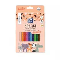 Oxford Kredki owkowe Kids Jumbo 12 szt.