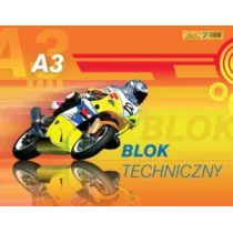 Kreska Blok techniczny bia�y A4 250g 10szt/opak