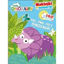 Lubi dinozaury. Naklejki na numerki cz.1