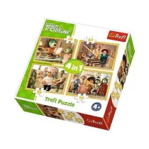 Puzzle 4w1. Przygotowania do balu Trefl