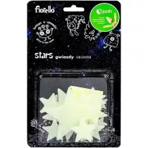 Fiorello Ozdoby fluorescencyjne Gwiazdki mix 24szt