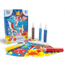 Zestaw do kolorowania piaskiem Under the Sea 3 l+ Sabbiarelli