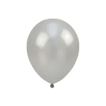 Balony metalizowane 12" srebrne (100 szt.)