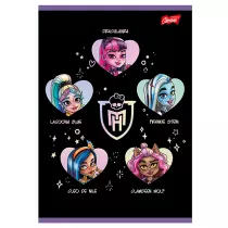 Unipap Zeszyt okadka laminowana A5 Monster High linia dwukolorowa 32 kartki