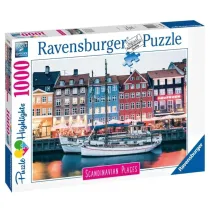 Puzzle 1000 Skandynawskie miasto Ravensburger