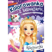 Kolorowanka z tatuaami. Ksiniczki