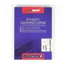 Penword Etykiety samoprzylepne A4 21x70x42.3mm 20000 szt.