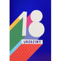 Karnet okoliczno�ciowy B6 z kopert� 18 Urodziny PAN DRAGON HM200-3102