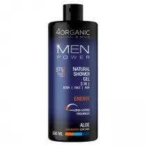 4organic Men Power el pod prysznic Energy 3 in 1 500 ml