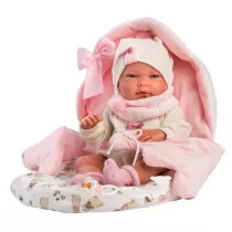 Lalka winylowa Bobas Nica w piworze 40cm Llorens