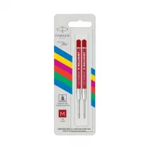 Parker Wkad do dugopisu czerwony 0,7 mm