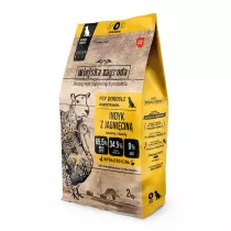 Wiejska Zagroda Karma sucha dla psa Indyk z jagnicin (dorosy) chrupki M 2 kg