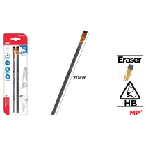 Mp Main Paper O��wek MP HB z gumk� 2szt.blister