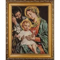 Obraz Haftowany �w. Rodzina 22x27,5cm