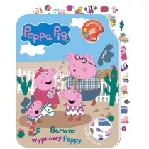 Peppa Pig. Kolorowanki naklejanki 2. Barwne wyprawy Peppy