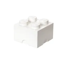 Pojemnik klocek LEGO Brick 4 Bia�y