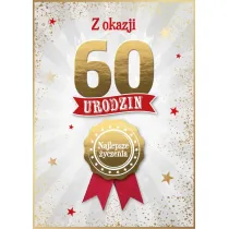 Armin Style KARNET URODZINY 60 B6 Z KOP AS GM-1296 FOL