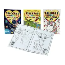 Kolorowanka z naklejkami MIX