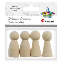Titanum Drewniane pionki 42 mm
